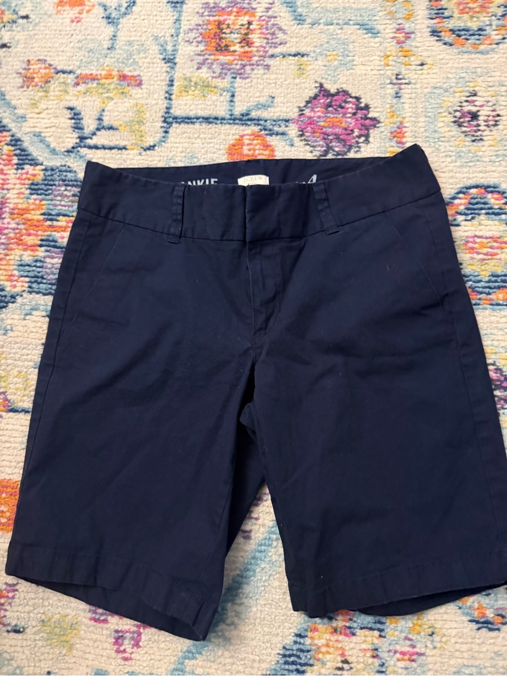 J. Crew Navy Women's Bermuda Shorts